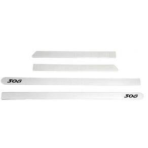 Jogo De Friso Lateral Pintado Branco Nacre 308