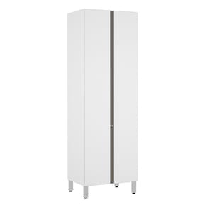 Paneleiro Torre 70cm 2 Portas 5 Prateleiras Pérola Luciane Móveis