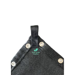Tela Decorativa Sombrite 90% Preto 4X2 Bainha E Ilhós