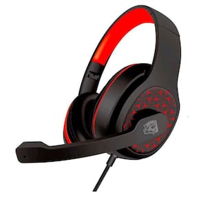 Headset Emperor P2/P3 Dobrável Multiplataforma, Vermelho Elg
