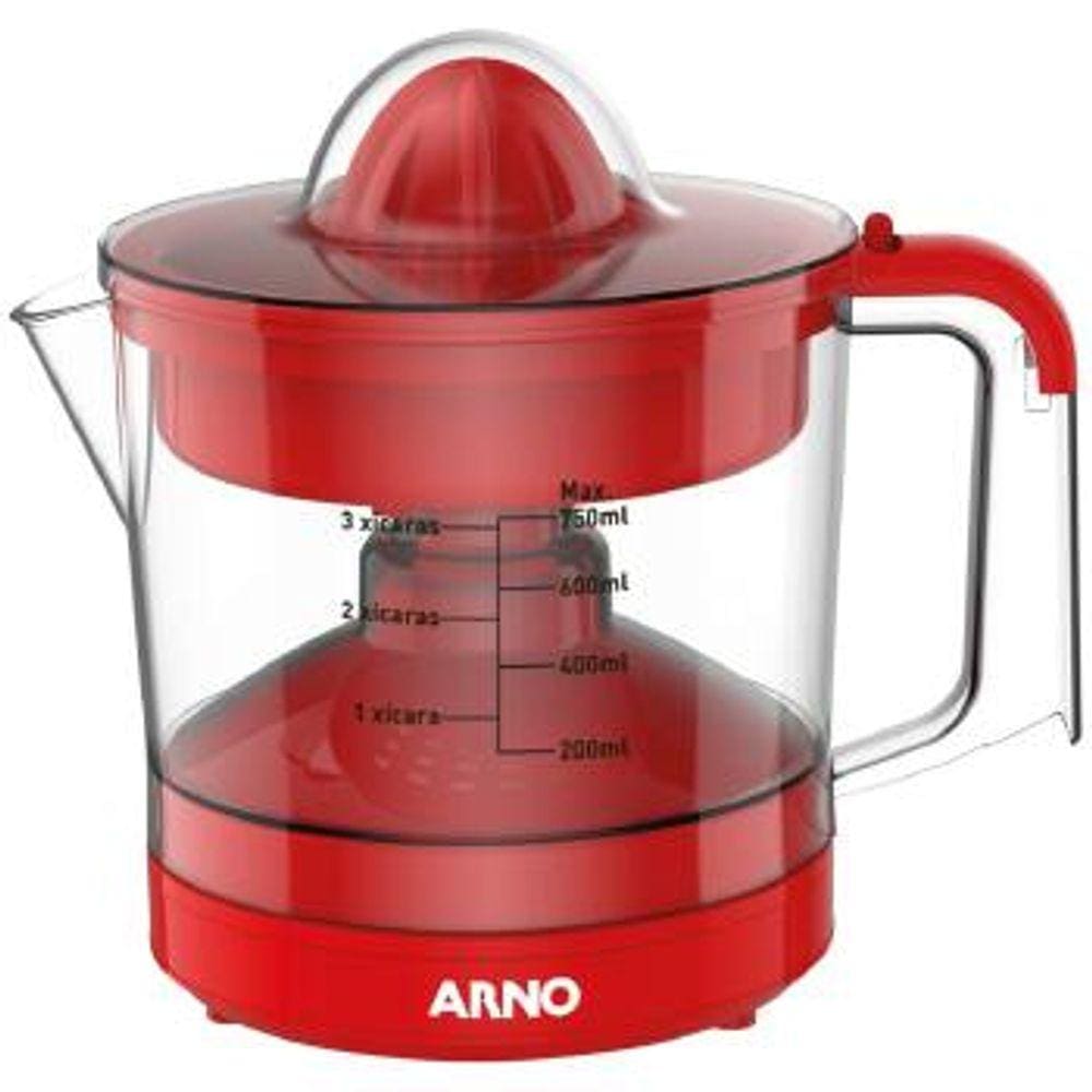 Espremedor Frutas ARNO Suco EXPRESS 0,75L - CP32 Vermelho 110 VOLTS
