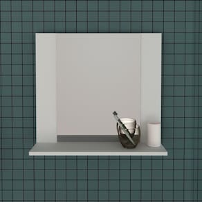 Espelheira para Banheiro 60cm Multimóveis CR10090 Branca