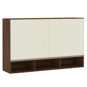 Armário Jade para Cozinha 120 cm 2 Portas com Nicho Luciane