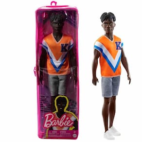 Boneco com Estojo - Ken - Barbie Fashionistas - Camisa Esportiva - 203 - Mattel