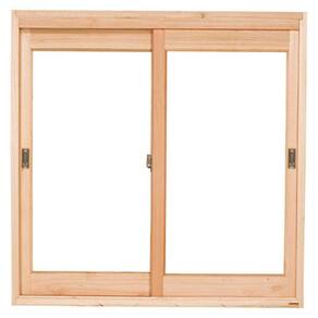 Janela de Correr Lisa JE221 Esel 100cmx120cmx12cm Marroml