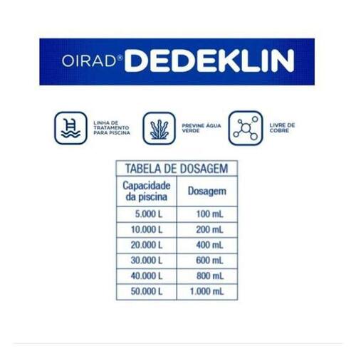 Dedeklin - Algicida Manutenção 5L