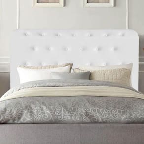 Cabeceira Brenda Botonê 160cm Queen Size Branco