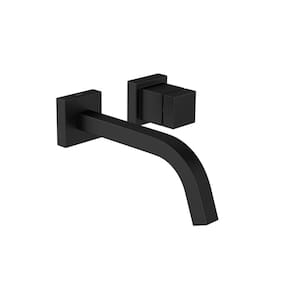 Torneira de Parede para Lavatorio Cubo 1179.BL86.MT Black Matte - Deca