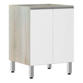 Balcão de Cozinha sem Tampo 60cm 2 Portas Lis Luciane Móveis
