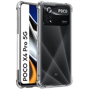 Capinha Antishock Poco X4 Pro 5G Em Silicone Transparente