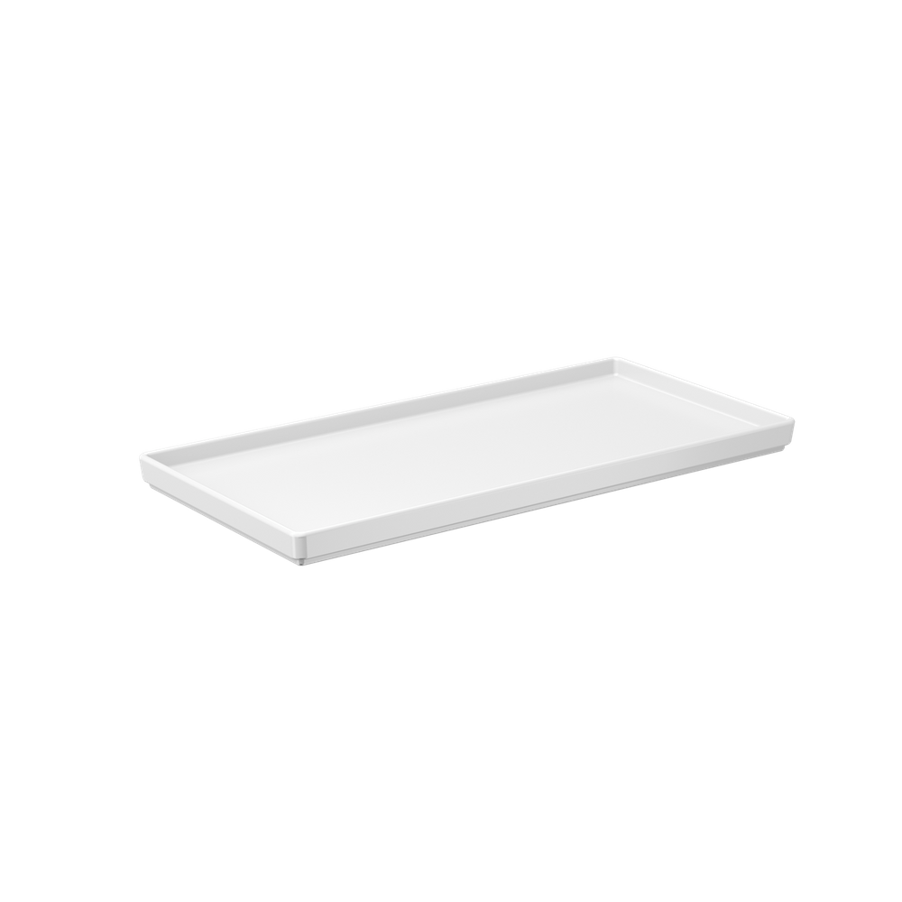 Prato Retangular Coza Uno 27 x 13 x 1,5 cm Branco