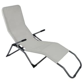 Espreguiçadeira Dobravel Relax Branco Just Home Collection