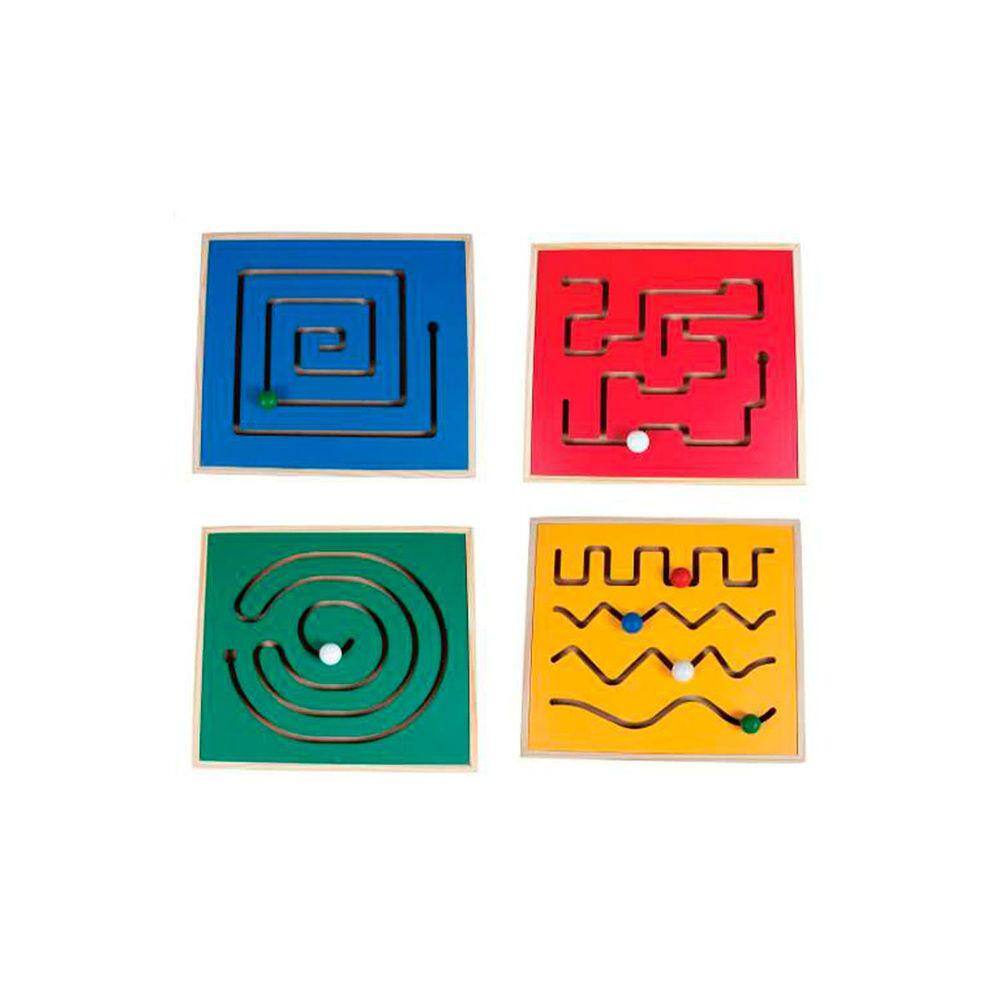 Brinquedos Educativos - Painéis Psicomotores 4 Unidades