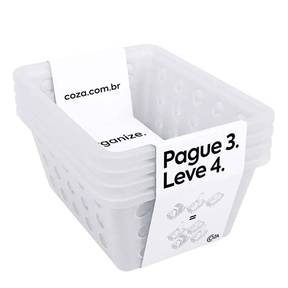 Conjunto De Cestas Organizadoras Pequenas Coza One Natural
