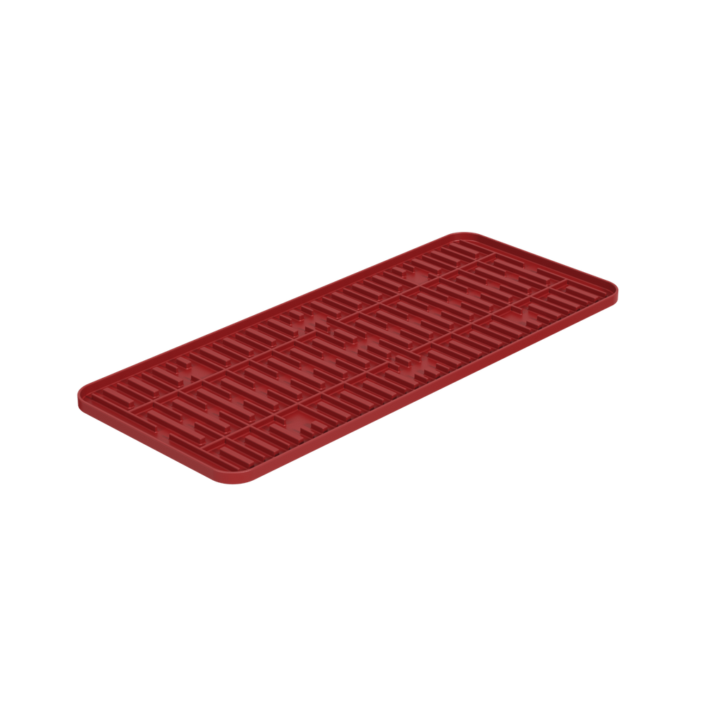 Tapete De Pia Coza Single 42,2 x 17,4 x 1 cm Vermelho Bold