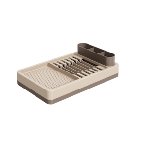 Escorredor De Louças Coza Flat 42 x 26 x 10 cm Warm Gray