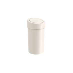 Lixeira Com Abertura Click Coza Press 9 Litros Light Gray
