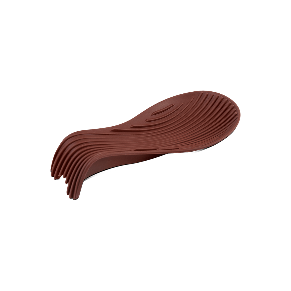 Suporte Para Colher Brinox Glacê  22,5 x 10,5 x 4,5 cm Chocolate