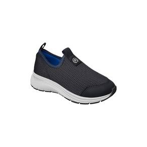 Tênis Infantil Masculino Ortopé Flex Run Calce Fácil com Detalhe Azul e Preto