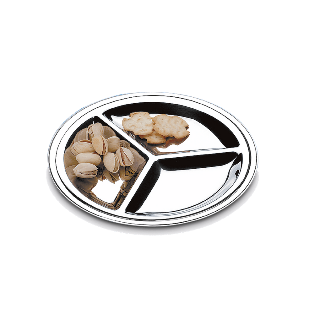 Petisqueira Com 3 Divisões Brinox Arienzo Ø 16 cm Aço Inox