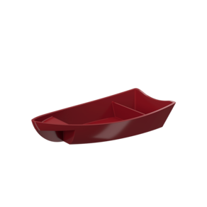 Barco Para Sushi Coza 13,9 x 13,9 x 6,3 cm Vermelho Bold