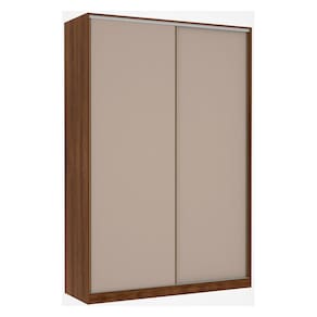 Guarda Roupa 2 Portas de Correr 3 Gavetas 159 cm Prime Luciane Móveis