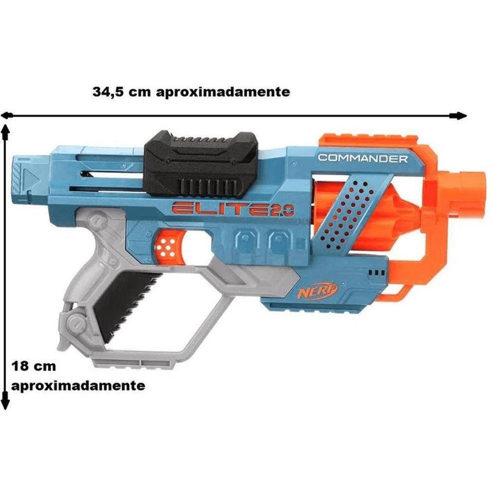 NERF Lança Dardos Elite Disrupter Vermelho Translúcido, com Tambor  Giratório - F2695 - Hasbro