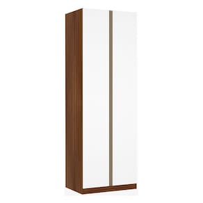Guarda Roupa Solteiro 2 Portas 3 Gavetas 80 cm Prime Luciane Móveis