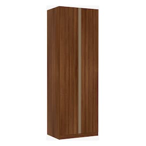 Guarda Roupa Solteiro 2 Portas 3 Gavetas 80 cm Prime Luciane Móveis