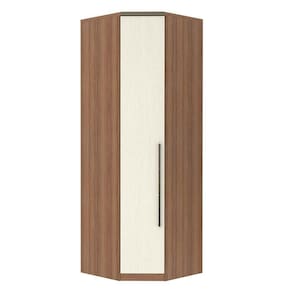 Guarda Roupa Modulado Canto Diagonal 1 Porta 80cm Connect Luciane Móveis