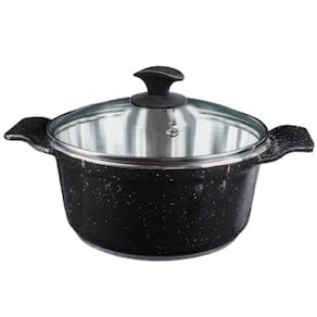 Caçarola Preto Liso Alumínio Fundido Usinado Javali AA 26cm