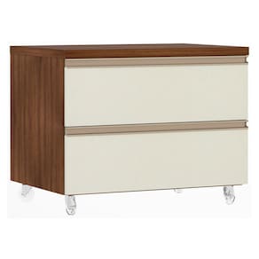 Mesa de Cabeceira Luciane 2 Gavetas Prime Plus 60,5 cm