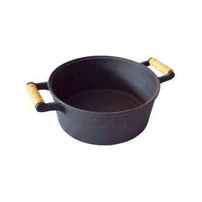 Caçarola de Ferro Fundido Com 2 Alças Sem Tampa - 10,8 Lt