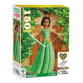 Quebra Cabeça Contorno - A Cabana - Pais E Filhos