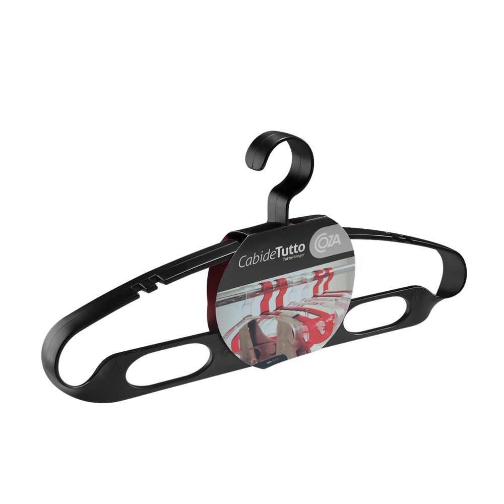Cabide Coza Tutto 42,4 x 3 x 20,8 cm Preto