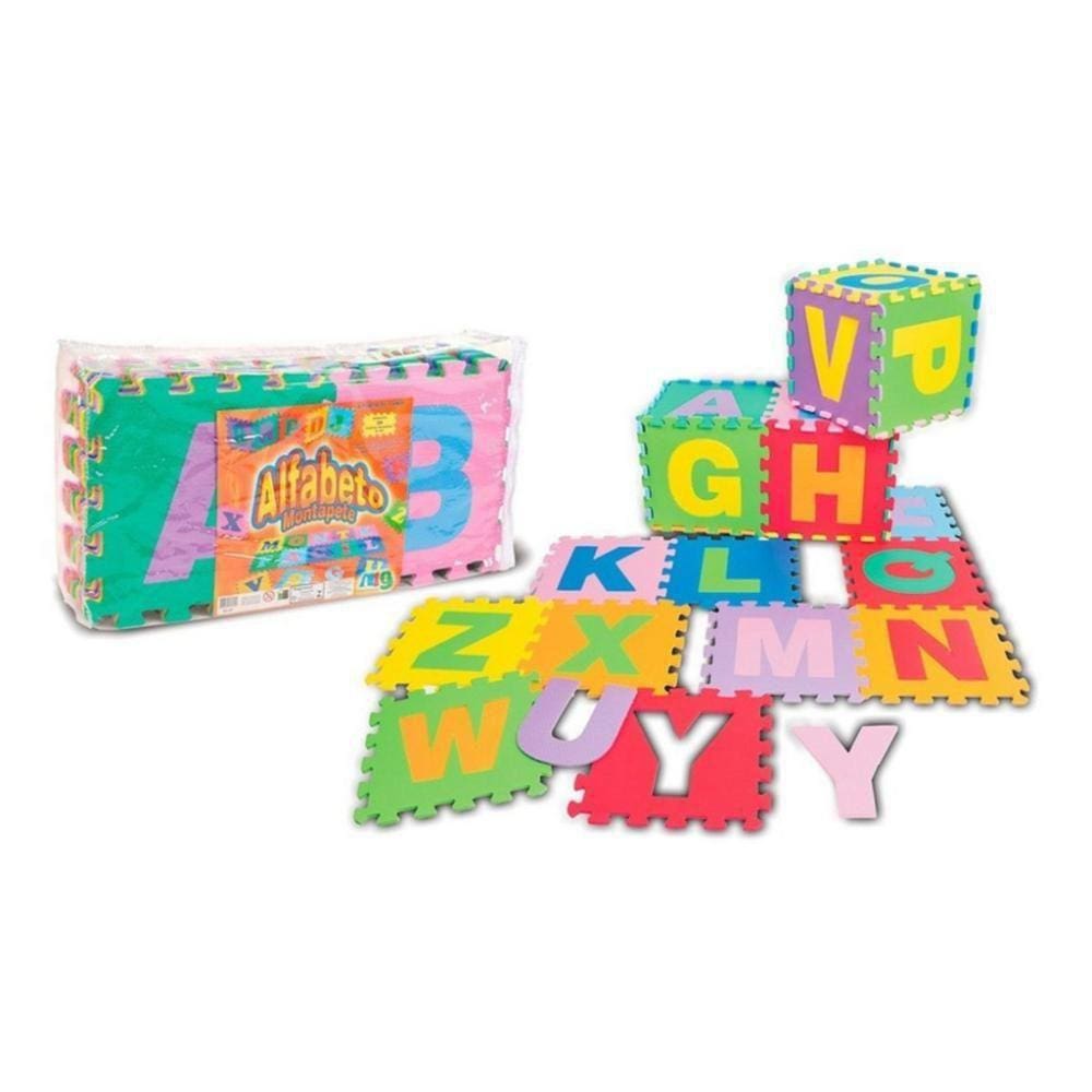 Tapete Eva Alfabeto 26 Placas - Grande - Nig