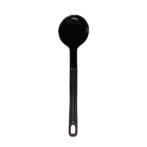 Concha de Feijão Nylon Talher Cozinha Utensílio Preto 28cm