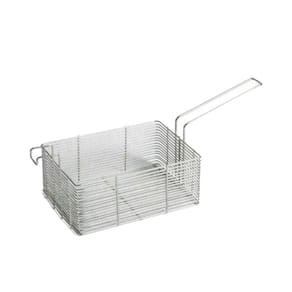 Cesto Para Frituras Arame em Aço Inox Reforçado 24x11x15cm