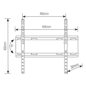 Suporte De TV Inclinável Brasforma Ultra SBRP415