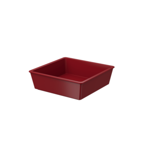 Travessa Pequena Coza Uno 10,7 x 10,7 x 3,4 cm 230 ml Vermelho Bold
