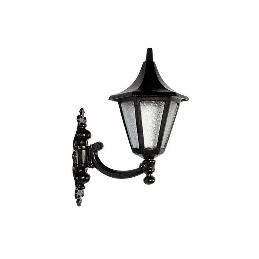 Luminária Colonial Verona Mini com Braço em Alumínio 34cm