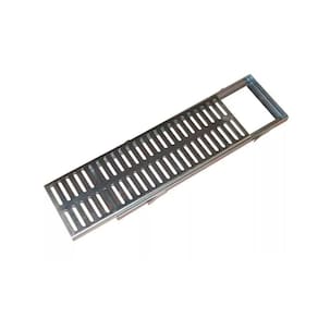 Ralo Grelha e Castilho de Aço Galvanizado Chapa 2mm 15x50cm