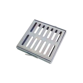 Ralo Grelha e Castilho de Aço Galvanizado Chapa 2mm 20x20cm