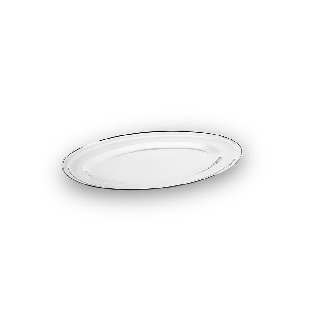 Travessa Oval Rasa Brinox Jornata 21 x 16 cm Aço Inox