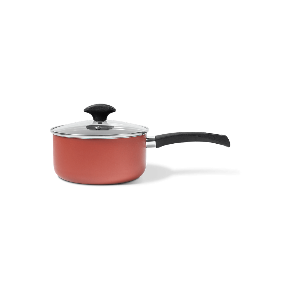 Panela Com Tampa Brinox Masala Antiaderente 2,05 Litros Ø 18 cm Terracota