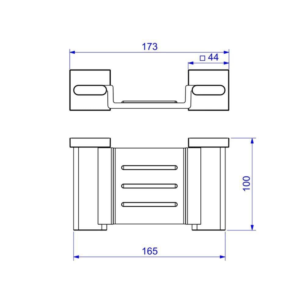 Saboneteira Deca Polo 2010.C33 Cromada