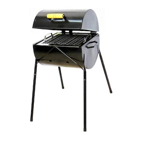 Churrasqueira Master Grill Aço Carbono e Grelha 90x30x30cm