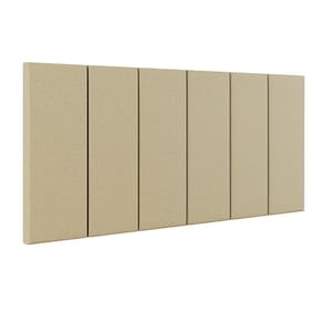 Cabeceira Suspensa Estofada Decoração Quarto Cama Box Casal Queen Size 1,60 Julia - Linho Bege - Lojas RPM