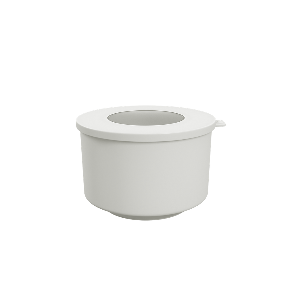 Pote Coza Hoop 1 Litro Branco