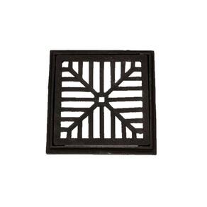 Ralo Com Caixilho de Ferro Fundido Captação Esgoto 25x25cm